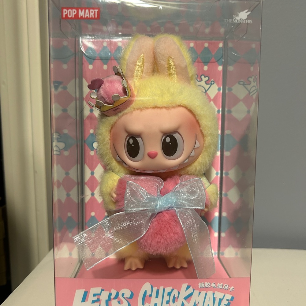 POP MART  THE MONSTERS Let's Checkmate Series Plush Labubu SEALED